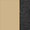 Opaco beige chiaro / Effetto quercia nero marrone
