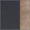 Effetto quercia Sonoma / Color antracite lucido