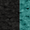 Microfibre Enza: Noir / Turquoise