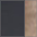 Effetto quercia Sonoma / Color antracite lucido