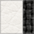 Cuir synthétique Koda / Tissu Doran: Blanc /Noir