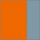 Arancione/Bluastro grigio