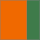 Oranje/groen