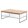 Salontafel Envie knoestig eikenhout/roestvrij staal - 100x60cm