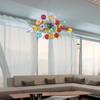 Pendelleuchte Explosion Stahl/Glas - Silber - 10-flammig
