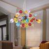 Pendelleuchte Explosion Stahl/Glas - Silber - 10-flammig