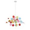 Pendelleuchte Explosion Stahl/Glas - Silber - 10-flammig