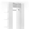 Garderobe Mats Weiß - Holzwerkstoff - 106 x 191 x 21 cm
