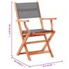 Garten Essgruppe (7-teilig) 3011487-1 Grau - Massivholz - Holzart/Dekor - 85 x 75 x 160 cm