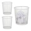 3x Corbeilles pour papier en fil de fer Lot de 3