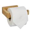 Toilettenpapierhalter Bambus Braun - Bambus - 14 x 4 x 9 cm