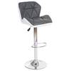 Tabouret de bar MCW-A92 (lot de 2) Gris
