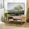 Meuble TV marron Marron - En partie en bois massif - 60 x 45 x 120 cm