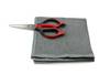 TUPPERWARE Ergonomic-Schere + GLASTUCH Schwarz - Rot - Metall - Kunststoff - 8 x 2 x 22 cm