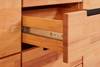 Sideboard/Kommode "Ema" aus Kernbuche Braun - Massivholz - 151 x 92 x 40 cm