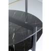 Table basse Noblesse 97x91cm Verre / Métal - Noir