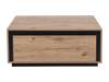 Table basse NALAMANE Beige - Bois manufacturé - 90 x 38 x 90 cm