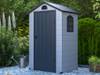 Cabane de jardin CESIO Gris - Cire - 104 x 168 x 120 cm
