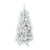 Sapin de Noel Artificiel Luxe Neige Alas Vert - Matière plastique - 60 x 150 x 60 cm