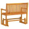 Schaukelbank Braun - Massivholz - Holzart/Dekor - 110 x 97 x 110 cm