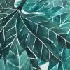 2 chaises tissu motif feuilles Vert