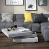 Couchtisch „Elias“ Beton 360° drehbar Grau - Holz teilmassiv - 70 x 34 x 70 cm