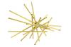 Sculpture moderne Daring Twist Doré - Métal - 45 x 33 x 28 cm