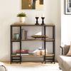 Konsolentisch FSB33-F Braun - Holzwerkstoff - 110 x 96 x 35 cm