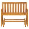 Schaukelbank Braun - Massivholz - Holzart/Dekor - 110 x 97 x 110 cm
