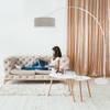 Stehleuchten SparkLED-Platine Light Weiß - Metall - 34 x 180 x 166 cm