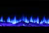 Elekrokamin Meran B130 cm El Fuego Schwarz - Glas - Metall - 130 x 46 x 12 cm