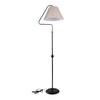 Lampadaire Ellesmere noir / taupe Noir - Métal - 45 x 152 x 45 cm