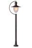 Lanterne / lampadaire exterieur ARUBA Marron - Métal - 29 x 110 x 29 cm