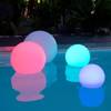 2 boules lumineuses sans fil LED BOBBY Blanc - Matière plastique - 30 x 30 x 30 cm