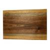 Schneidebrett Nussholz Baumkante Braun - Massivholz - 23 x 2 x 33 cm