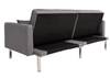 Schlafsofa HWC-K65 Grau - Textil - 190 x 83 x 87 cm