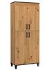 Stauraumschrank POLA Braun - Holzwerkstoff - 80 x 193 x 40 cm