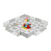 52 pièces Tapis puzzle avec bord motifs Gris - Blanc
