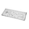 Drache Kristallteller 34x15x2,5cm Glas - 15 x 3 x 34 cm