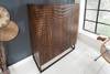 Highboard ILLUSION 100cm braun schwarz Braun - Massivholz - Holzart/Dekor - 100 x 120 x 45 cm