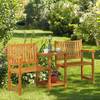 Banc de jardin avec table Marron - Bois manufacturé - 161 x 86 x 61 cm