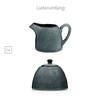 Zuckerdose & Milchkännchen Darwin Blau - Stein - 34 x 15 x 15 cm