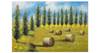 Acrylbild handgemalt Dem Himmel so nah Beige - Grün - Massivholz - Textil - 90 x 60 x 4 cm