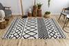 Tapis Berber Safi N9040 Blanc Et Noir 140 x 190 cm