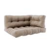 Palettenkissen Classic 3er Set Sand Eiche Dekor