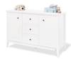 Commode à langer Smilla extra large Blanc - Bois manufacturé - 140 x 101 x 77 cm