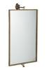 Miroir suspendu rectangulaire 70 cm Doré - Verre - 50 x 70 x 35 cm