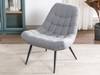 Sessel ESENO Grau - Textil - 82 x 83 x 78 cm