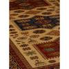 Tapis d'orient SHIRVAN 4 Beige - Fourrure véritable - 200 x 11 x 290 cm