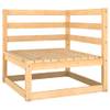 Ensemble de salon de jardin Anthracite - Bois